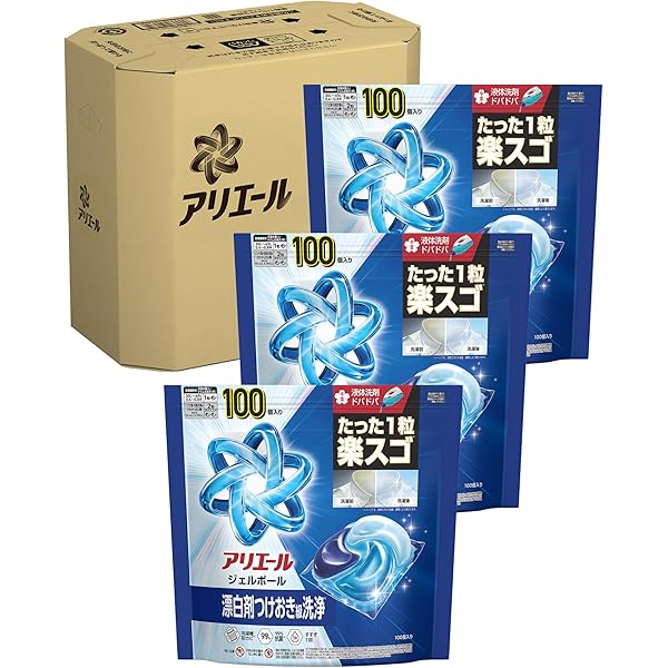 Amazon | P&G アリエールジェルボールプロ 超メガJ 92個 | Procter